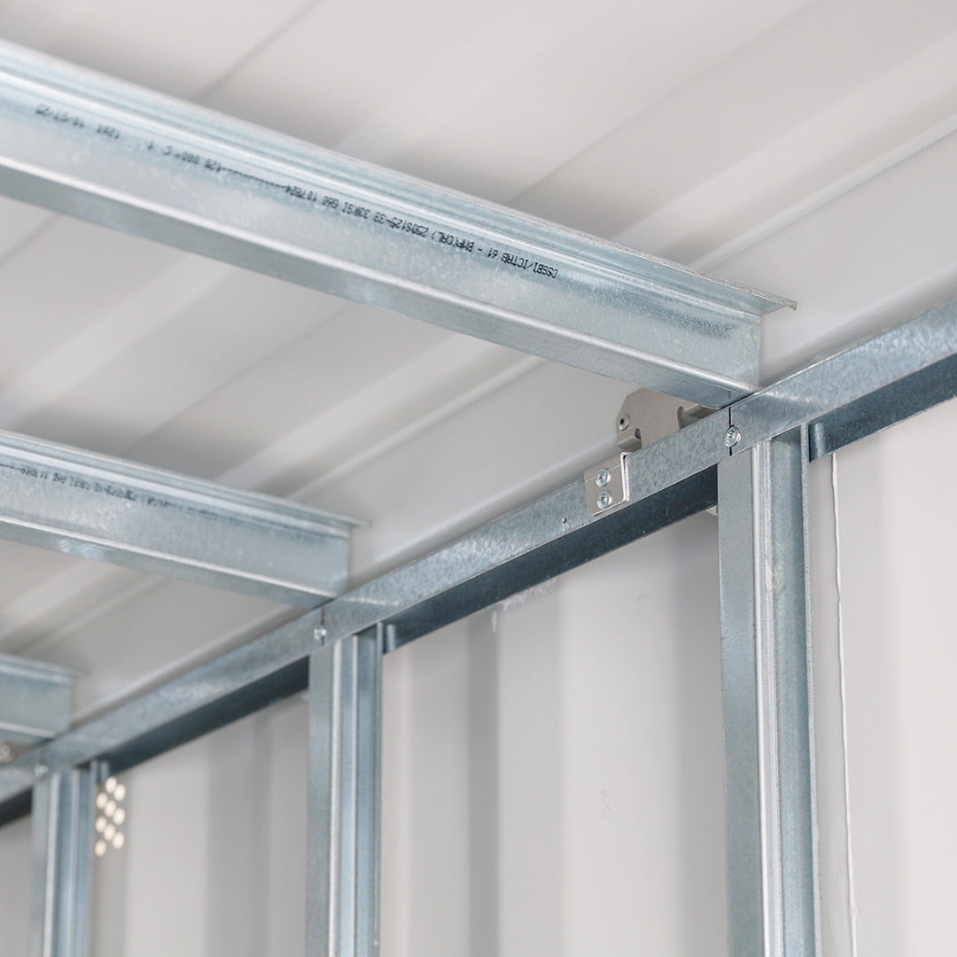 SSB™ Steel Stud Framing Kit (12 Gauge Aluminum Brackets) - 2 Corner Casting Covers + Steel Stud Brackets + Hardware