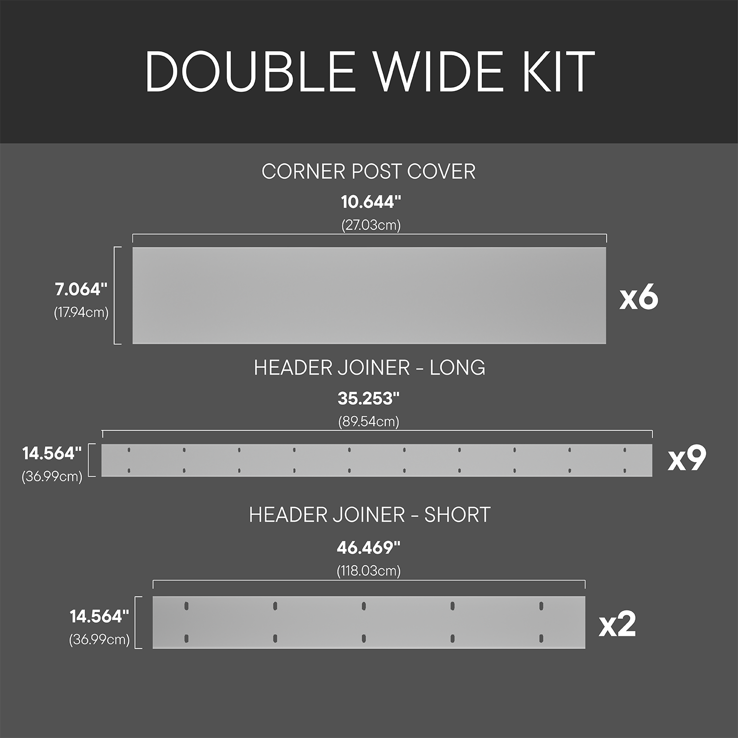 40' Double-Wide Shipping Container Connection Kit with Weld-Free Header - BETA 1.0