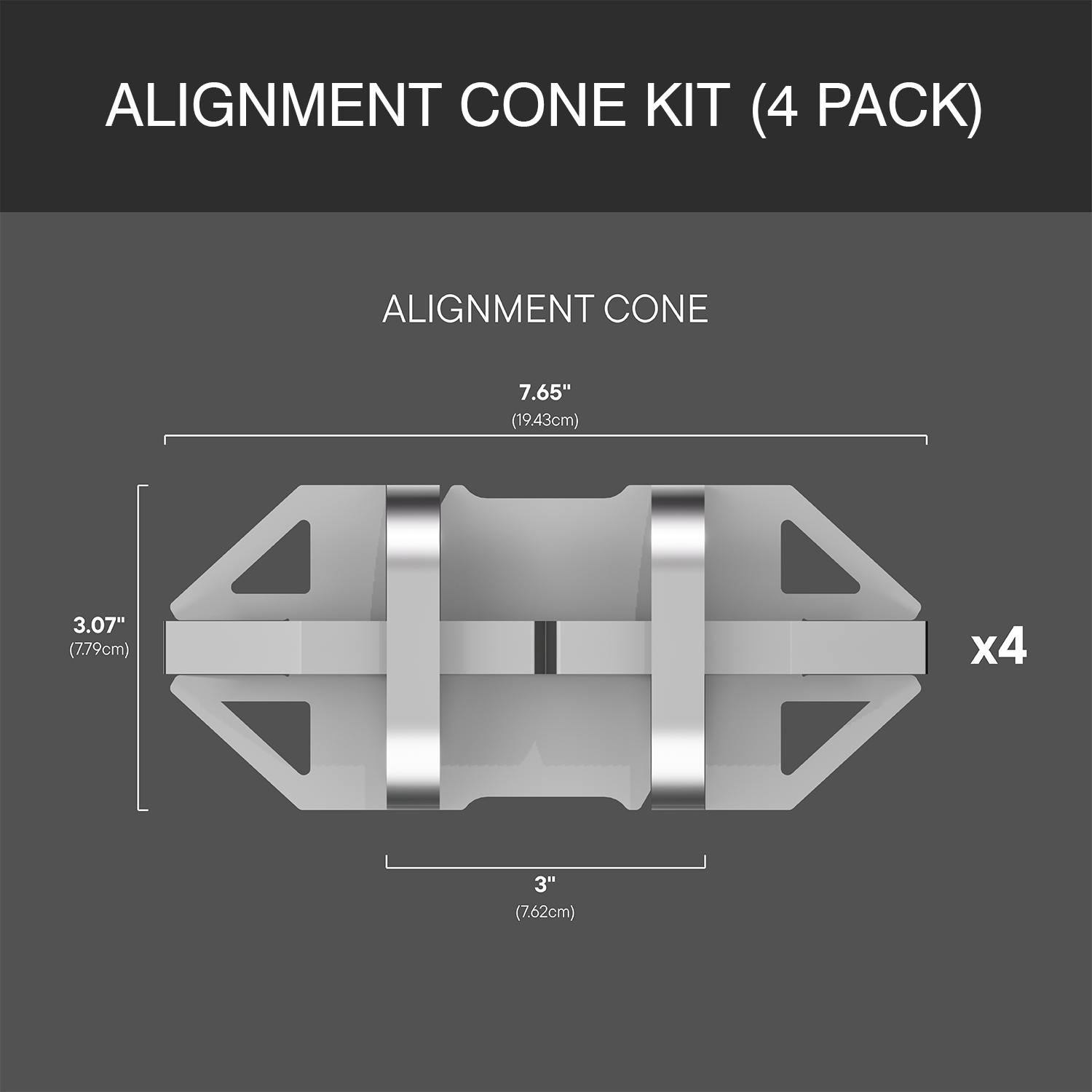 Alignment Cone Kit for shipping containers