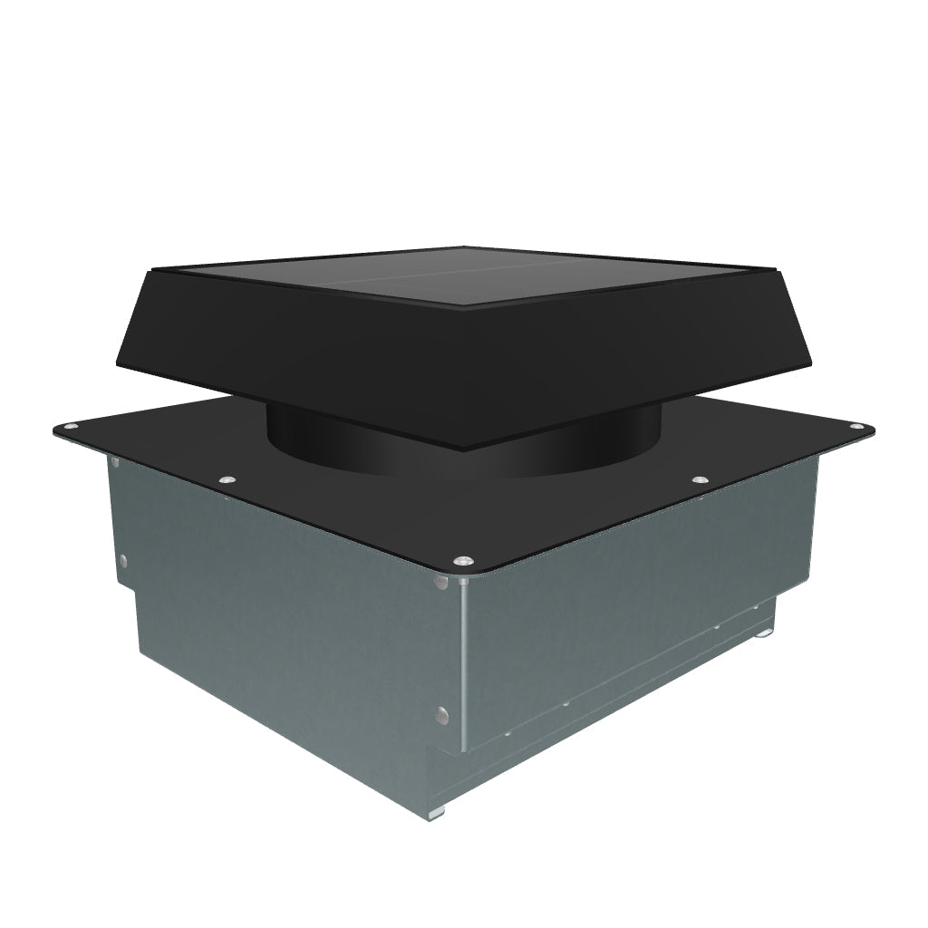 BIG AIR® 400 CFM Solar Powered Roof Vent/Fan for shipping container