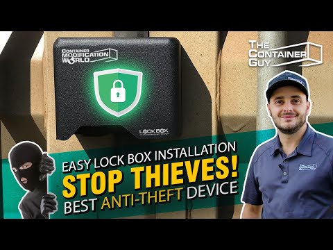 Easy container lock box installation video