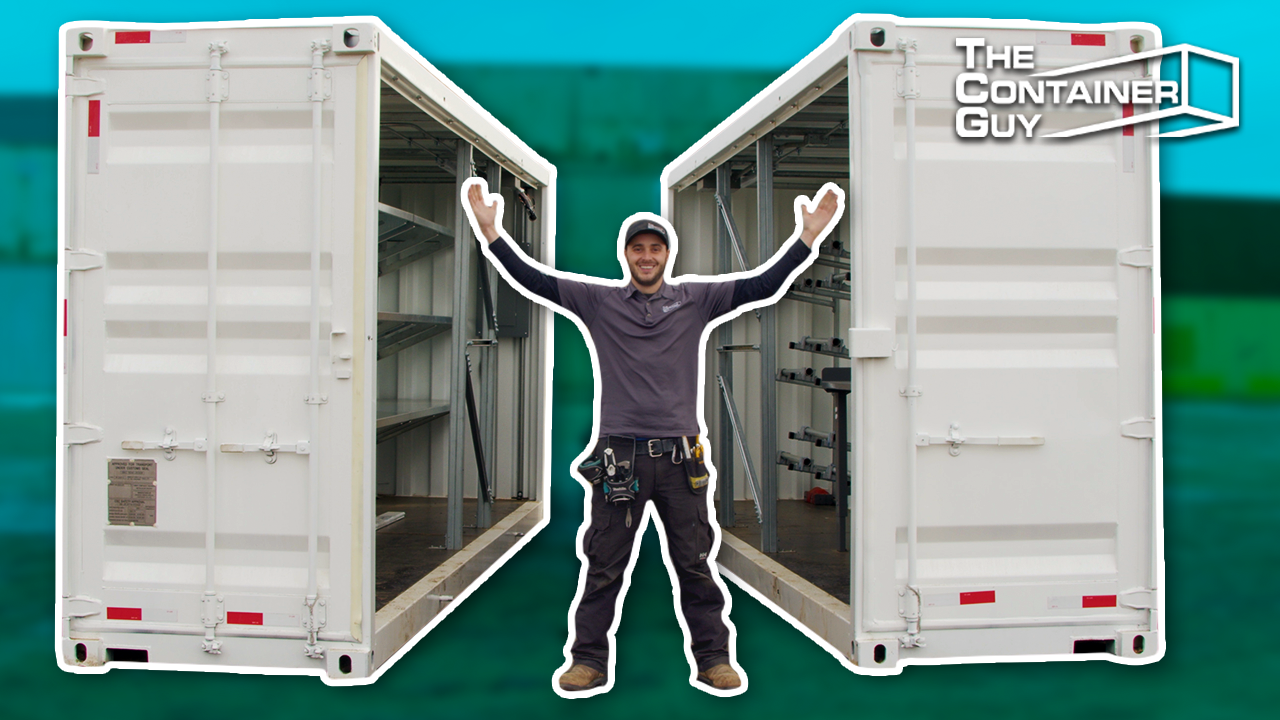 We Cut a Shipping Container in Half - Modifying A Sea Can To Go Underground!