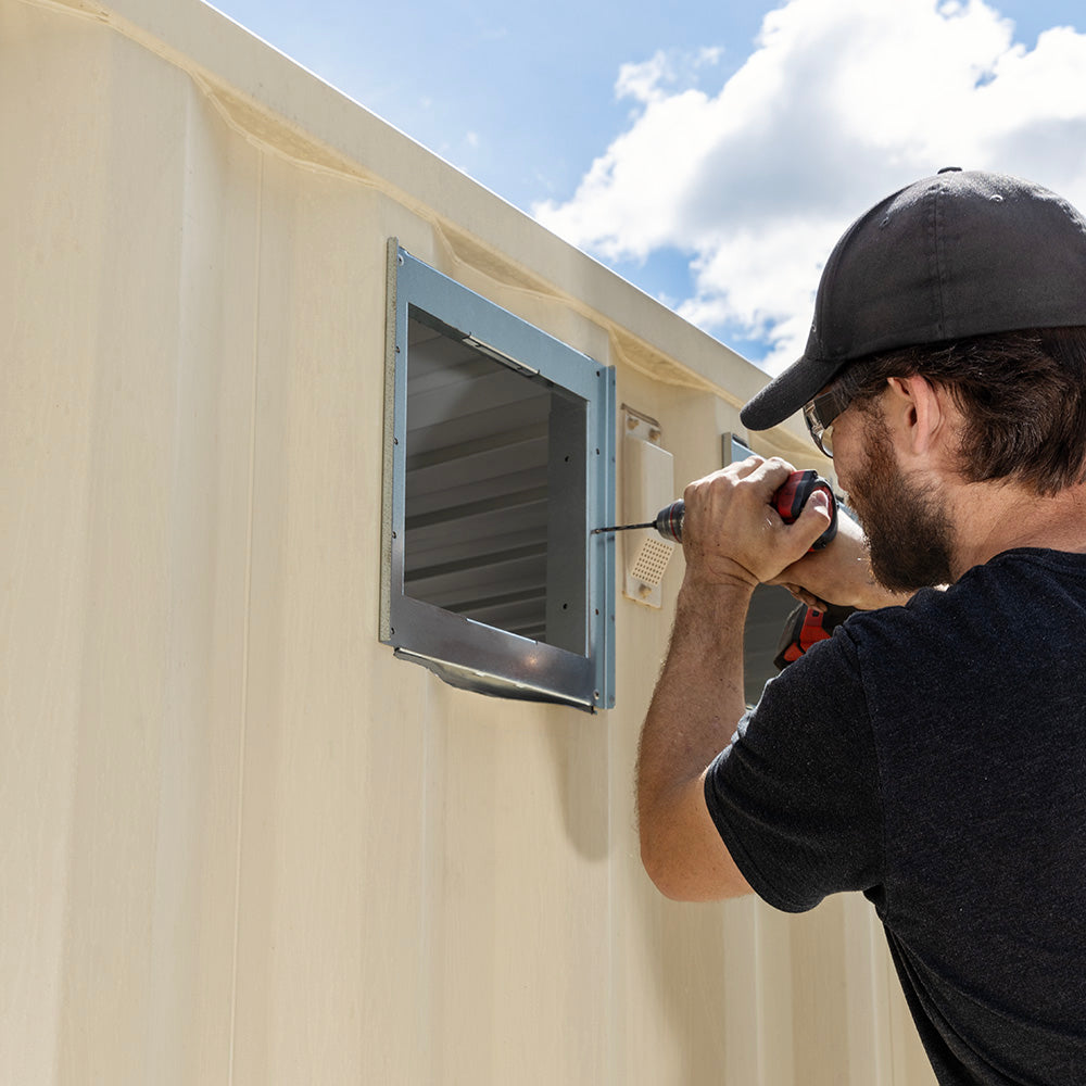 BIG AIR® 30 Louvered Gable Vents for shipping container