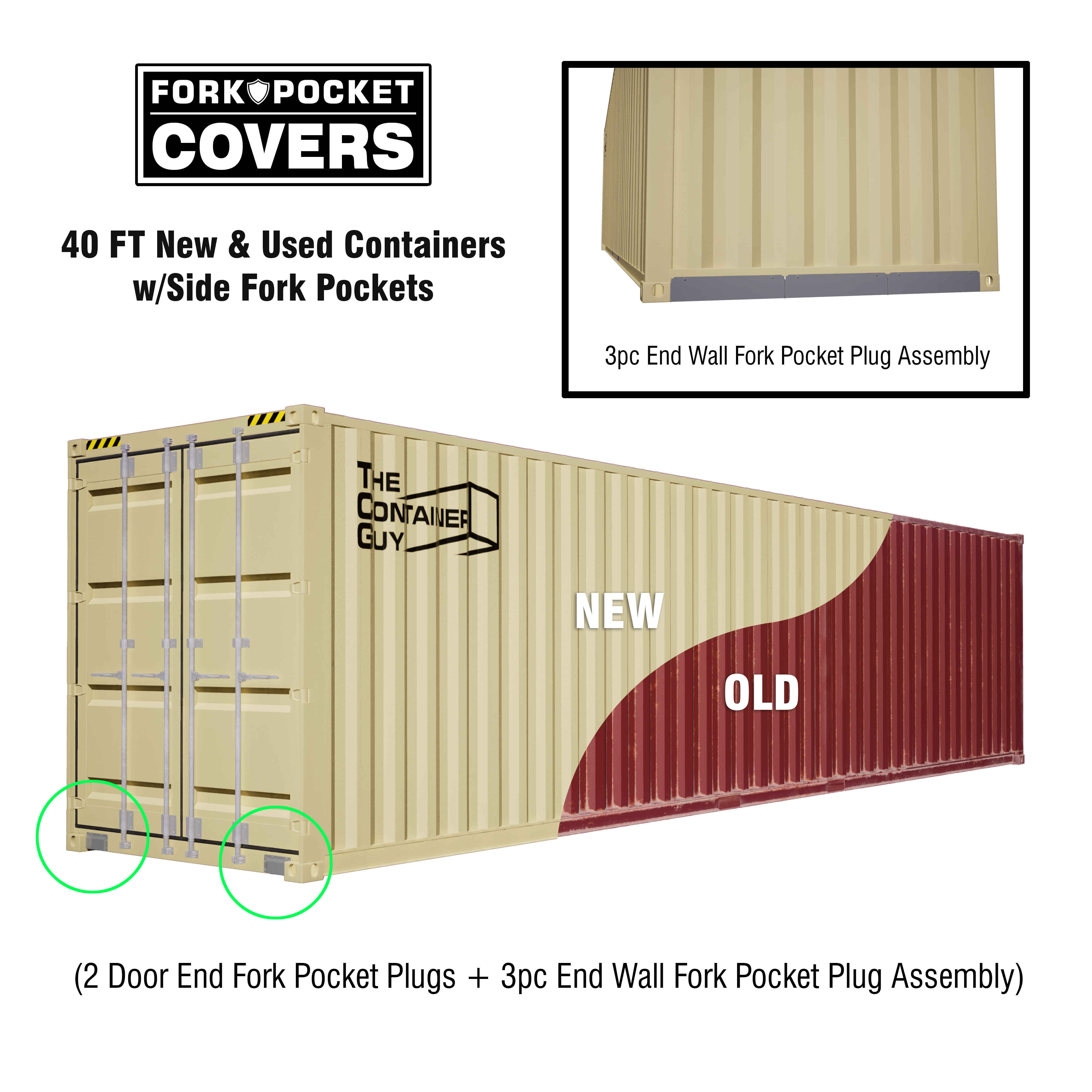 Fork Pocket Covers For Spray Foaming