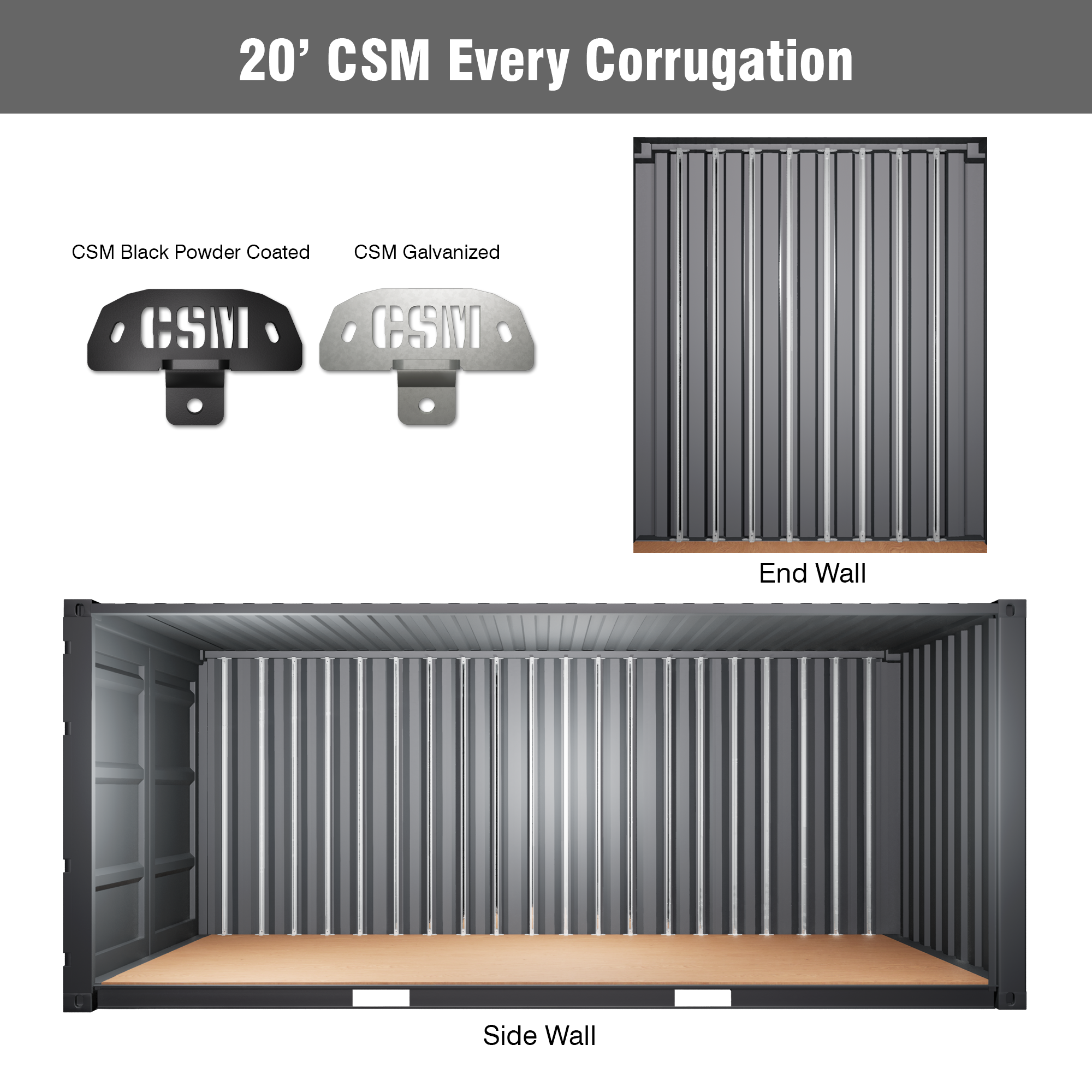 CSM Strut Framing Bracket Packs