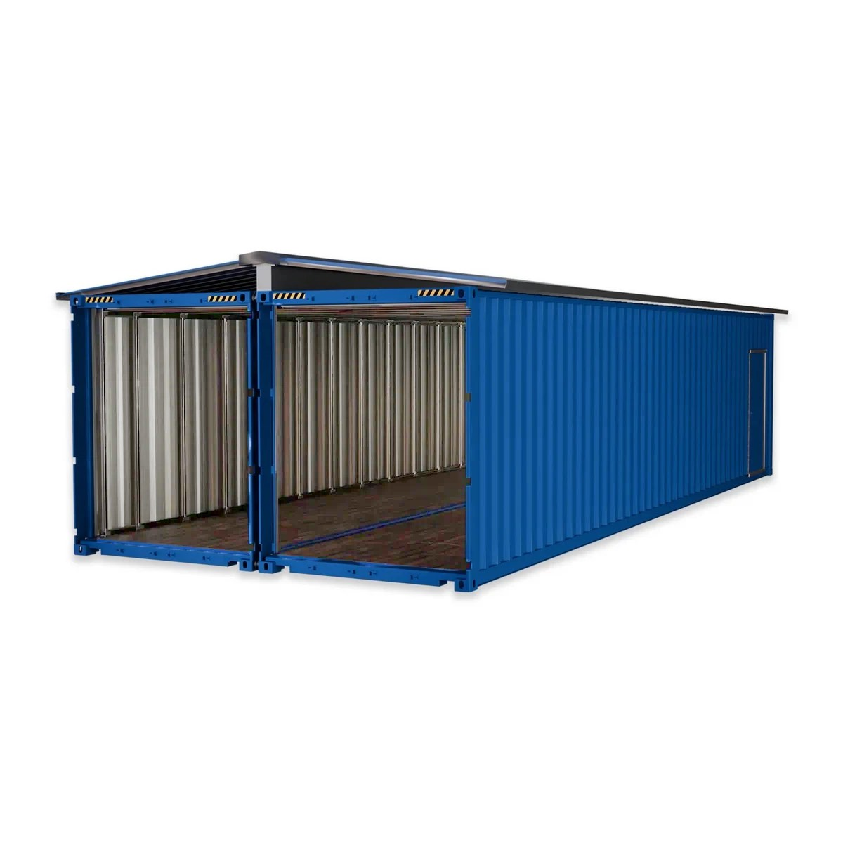 40' Double-Wide Shipping Container Connection Kit with Header - BETA 1