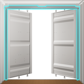 High cube wall flashing kit