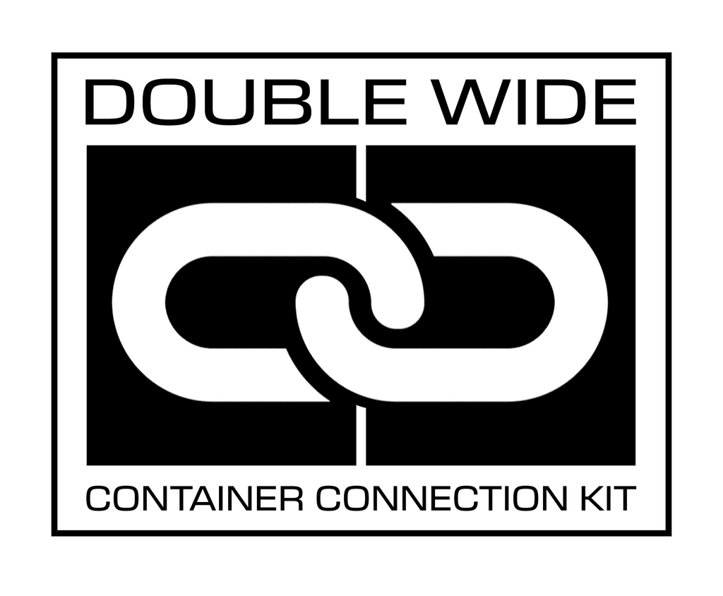 40' Double-Wide Shipping Container Connection Kit with Weld-Free Heade