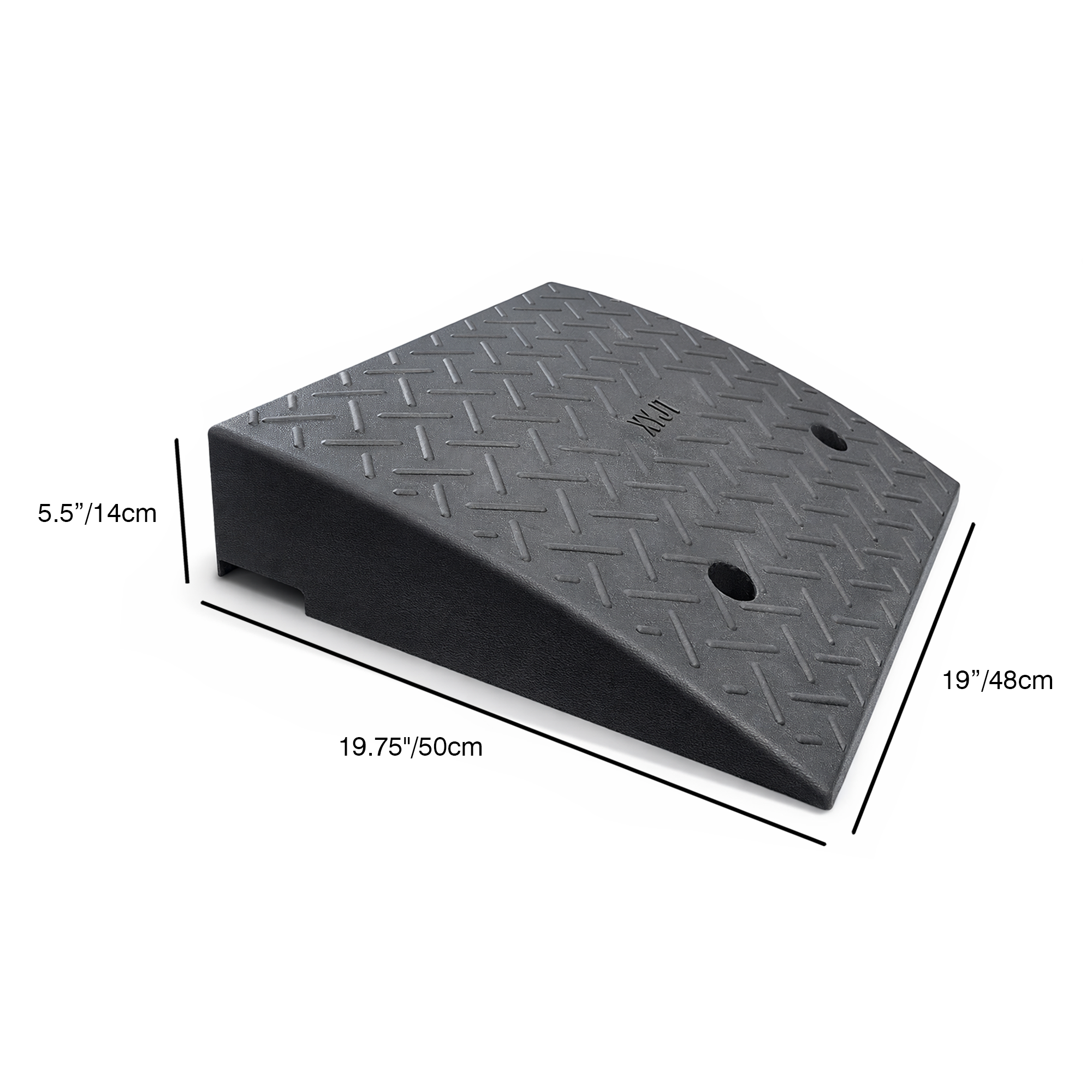 Heavy Duty Rubber Shipping Container Ramps (2 Pack)