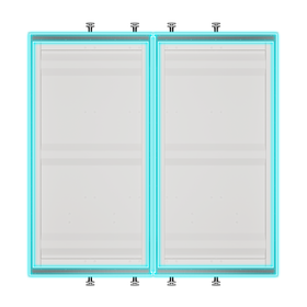 High cube door flashing kit