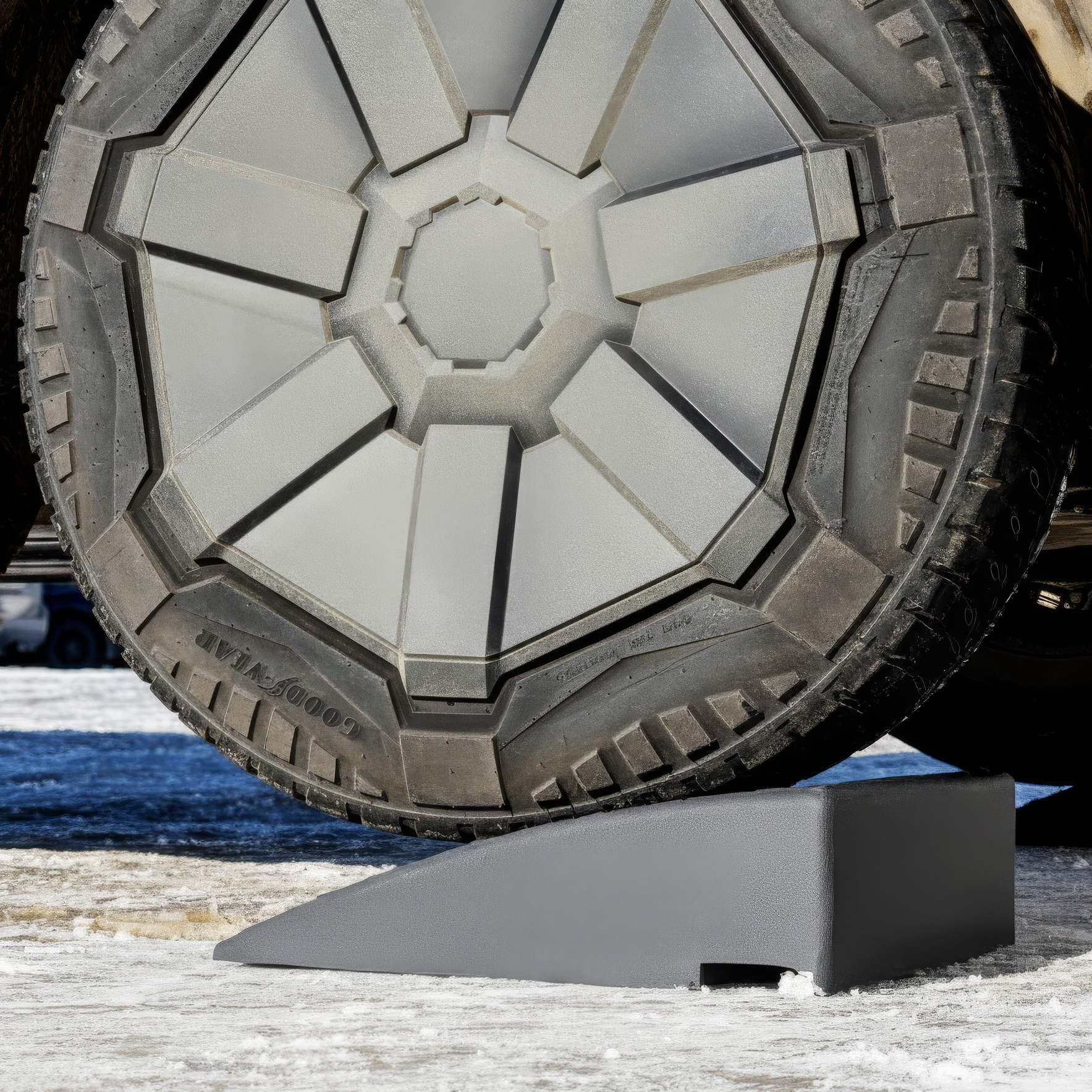 Heavy Duty Rubber Shipping Container Ramps (2 Pack)