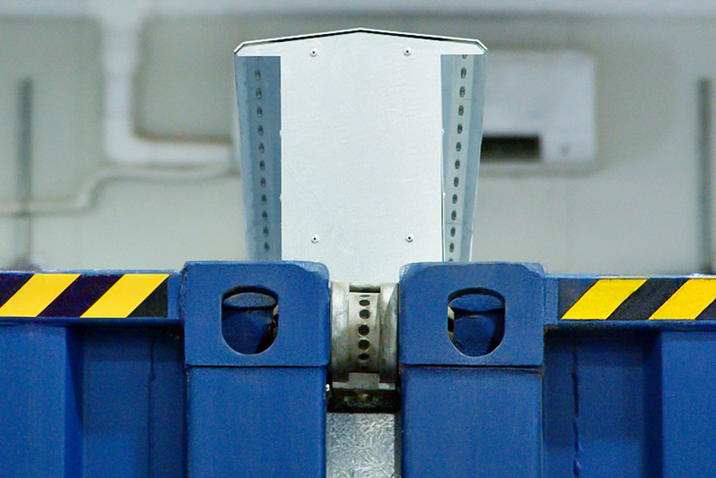 40' Double-Wide Shipping Container Connection Kit with Weld-Free Heade