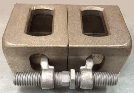 Bridge Fitting Clamp - Bolt/Twist/Screw Style (2 Pack)