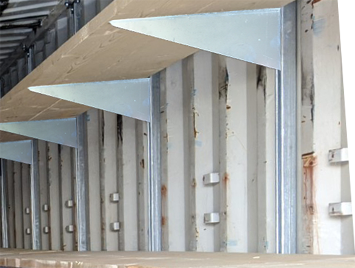 18″ Galvanized Bolt-On Shelving Brackets (2 Pack)
